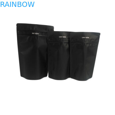 Dans le sac gommeux de preuve d'odeur d'emballage de noir de papier d'aluminium d'enfant de la fleur comestible résistante courante CBD Canabis de catégorie comestible