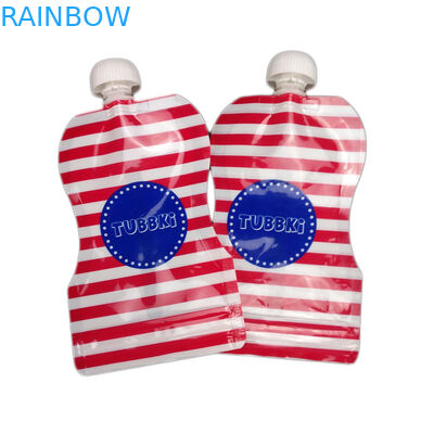 Emballage matériel de poche de bec de Ny pour le liquide avec la petite majuscule/bec