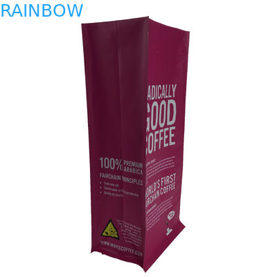 Rose élevé fait sur commande Digital imperméable de Quanlity imprimant le support en plastique de poche de sac de serrure de fermeture éclair vers le haut du fond plat pour le café d'écrous