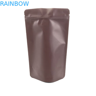 sac zip-lock de papier d'aluminium de 28g VMPET Mylar avec la valve de dégazage