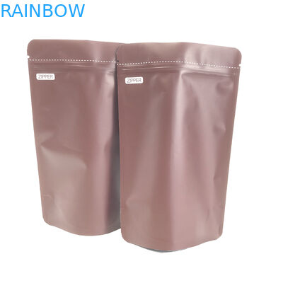 sac zip-lock de papier d'aluminium de 28g VMPET Mylar avec la valve de dégazage