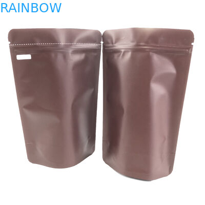 sac zip-lock de papier d'aluminium de 28g VMPET Mylar avec la valve de dégazage