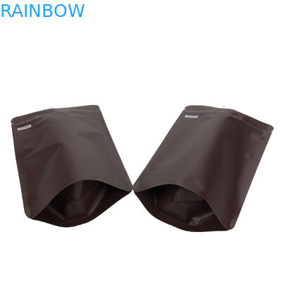 sac zip-lock de papier d'aluminium de 28g VMPET Mylar avec la valve de dégazage