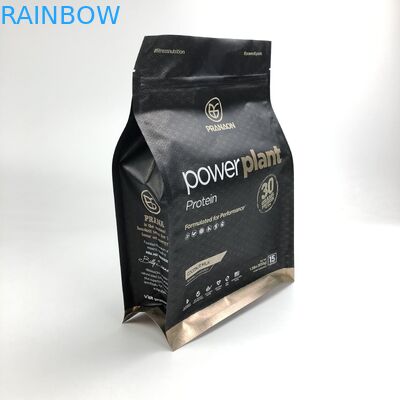 Sacs de empaquetage de poudre de protéine du fond plat 500g 1kg VMPET CMYK
