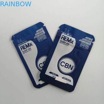 Perdez l'odeur d'emballage de pilule de santé de poids rendent le sachet à thé vide de papier d'aluminium pour l'échantillon résistant de poudre de graine