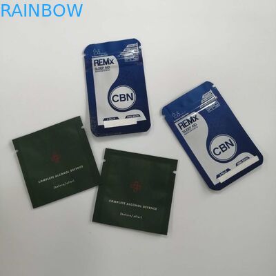 Perdez l'odeur d'emballage de pilule de santé de poids rendent le sachet à thé vide de papier d'aluminium pour l'échantillon résistant de poudre de graine