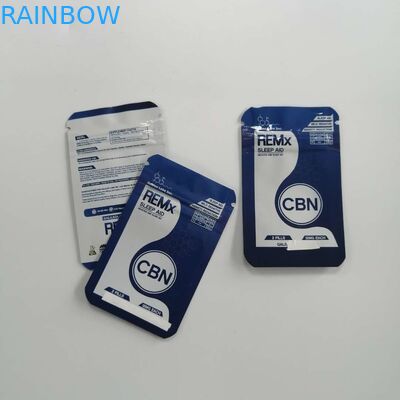 Perdez l'odeur d'emballage de pilule de santé de poids rendent le sachet à thé vide de papier d'aluminium pour l'échantillon résistant de poudre de graine