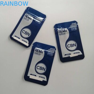 Perdez l'odeur d'emballage de pilule de santé de poids rendent le sachet à thé vide de papier d'aluminium pour l'échantillon résistant de poudre de graine