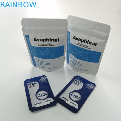 Perdez l'odeur d'emballage de pilule de santé de poids rendent le sachet à thé vide de papier d'aluminium pour l'échantillon résistant de poudre de graine