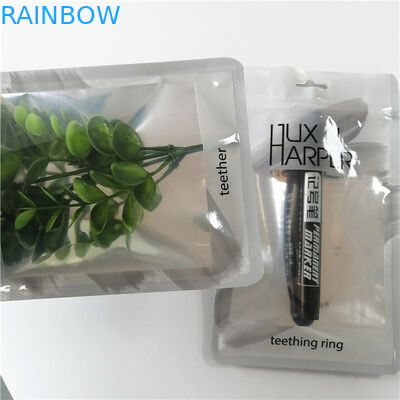 Les sacs plats imprimés par coutume d'hologramme en plastique avec la tirette pour composent l'emballage de stylo d'outil