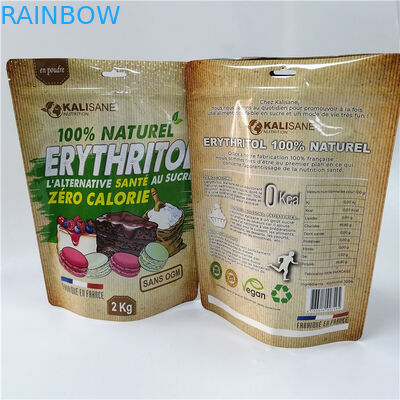 Sacs à thé adaptés aux besoins du client de moringa d'emballage de poudre de poches de support