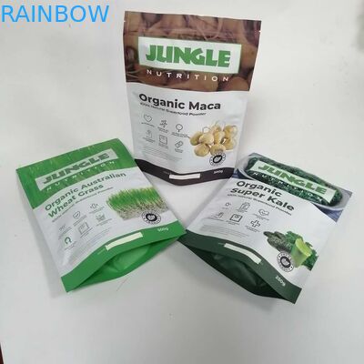 Le scelleur en plastique fait sur commande de catégorie comestible tiennent l'emballage fait sur commande sec d'épice de nourriture