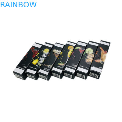 Boîte noire de Matte Uv Printing Custom Paper pour l'emballage d'huile du parfum/CBD