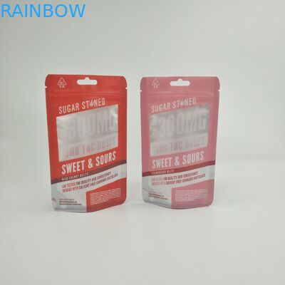 Les sacs adaptés aux besoins du client de garçon de jungle de Runtz de biscuits de sachets de preuve d'enfant de 3.5g 7g se tiennent vers le haut de Doypack avec de doubles tirettes