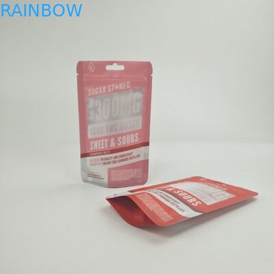 Les sacs adaptés aux besoins du client de garçon de jungle de Runtz de biscuits de sachets de preuve d'enfant de 3.5g 7g se tiennent vers le haut de Doypack avec de doubles tirettes