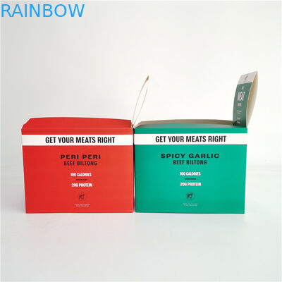 L'impression offset arrachent la boîte de papier pour le biltong de boeuf