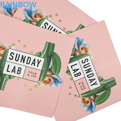 Logo personnalisé Barre de chocolat Barre énergétique Tablettes Sac Emballage Emballage Coussin Flux d'emballage Sac arrière scellé