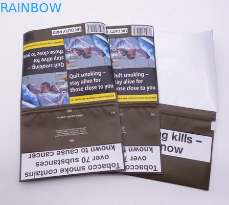 emballage de sac de casse-croûte du mircon VMPET du roulement 120 du tabac 50g