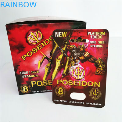 Carte de papier sexuelle de 69 renforceurs masculins et boîte de empaquetage en stock avec la balle