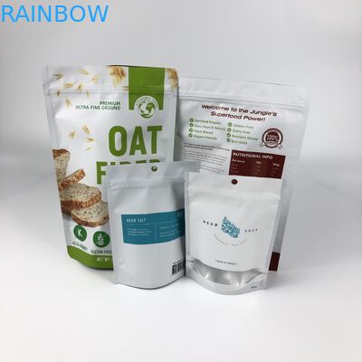 L'emballage saccadé de boeuf de mini de quantité d'impression casse-croûte numérique de biscuit tiennent le sac de tirette avec la fenêtre claire