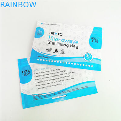 Micro-onde Sterlizer Oven Bag de la catégorie comestible 120mic VMPET