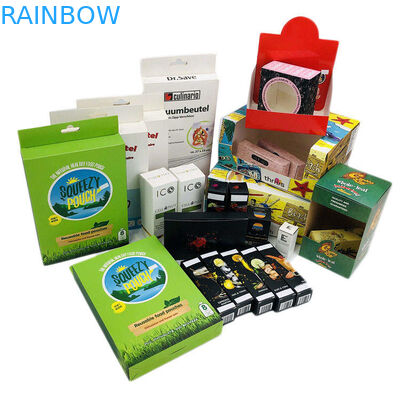 emballage de boîte de papier du chanvre CBD du carton 250gsm avec le logo