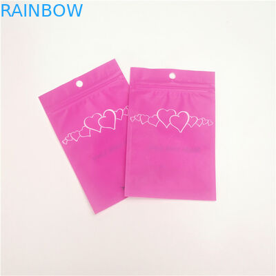 Gravure de bijoux de cil imprimant la poche de maquillage de tirette de MOPP