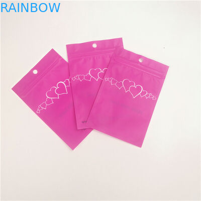 Gravure de bijoux de cil imprimant la poche de maquillage de tirette de MOPP