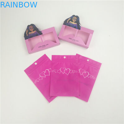 Gravure de bijoux de cil imprimant la poche de maquillage de tirette de MOPP