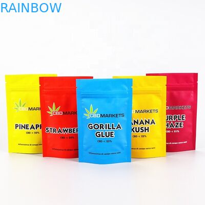 L'mauvaise herbe rescellable CBD VMPET 180mic Mylar tiennent la poche