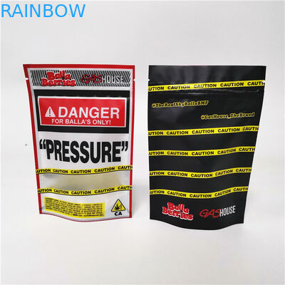 le sac de 3.5g 7g 14g 28g Runtz se tiennent vers le haut du sac zip-lock de la sucrerie CBD de biscuit de mauvaise herbe de poche