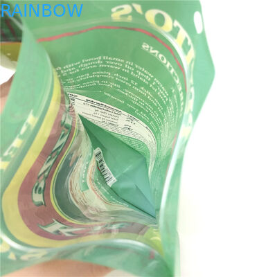 Poche de support d'emballage de catégorie comestible de sachet en plastique de Cusromized pour le sac de Pckaging de nourriture de Mylar de pizza