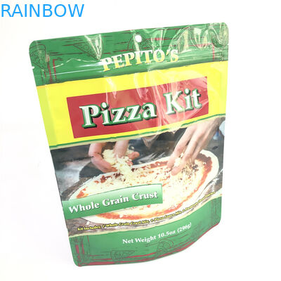 Poche de support d'emballage de catégorie comestible de sachet en plastique de Cusromized pour le sac de Pckaging de nourriture de Mylar de pizza