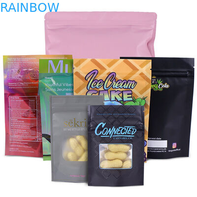 Sac de Mylar de soudure à chaud de la serrure CMYK MOPP de fermeture éclair de papier d'aluminium