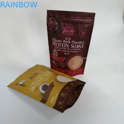 120 microns tiennent des poches de Matte Protein Powder Mylar Zip