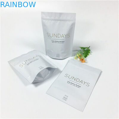 Gravure imprimant la poche en plastique de tirette de couleur de CMYK pour des sels de Bath