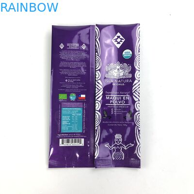 Sacs de empaquetage de gousset latéral brillant du film 250g 1kg 16oz VMPET