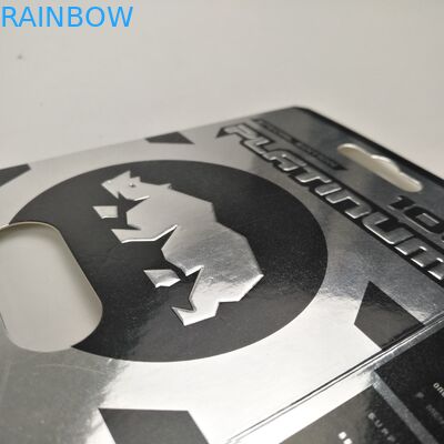 Cartes de papier extérieures brillantes de boursouflure de capsule de rhinocéros de 9x12cm