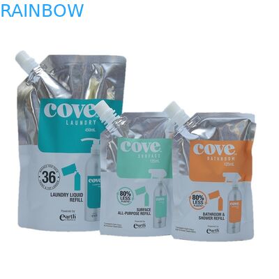 Poche détersive debout de blanchisserie de shampooing de poches de Doypack de support liquide d'aseptisant