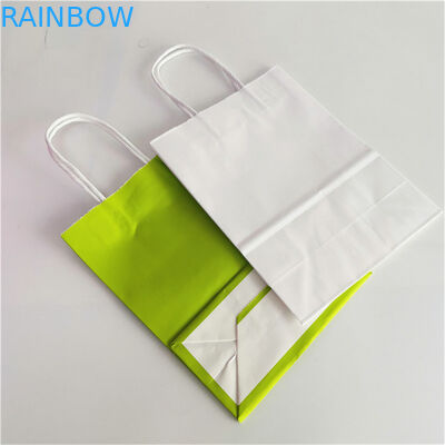 Sacs d'épicerie de carton du papier d'emballage CMYK 350gsm avec la poignée