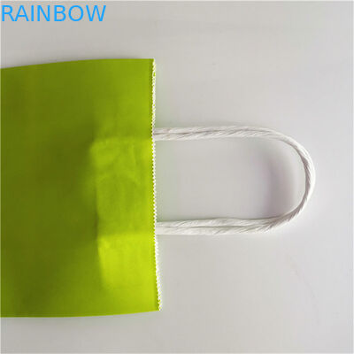 Sacs d'épicerie de carton du papier d'emballage CMYK 350gsm avec la poignée