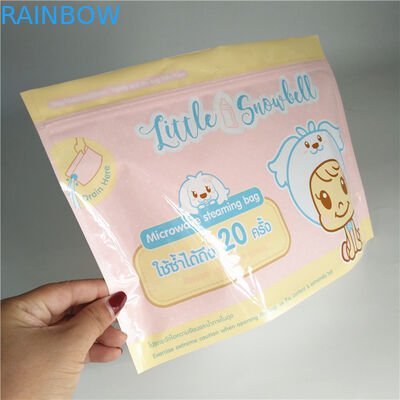 Gravure imprimant la poche stratifiée de stérilisateur de vapeur de micro-onde