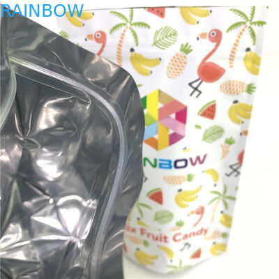 support zip-lock en plastique de GV Mylar de Runtz de l'mauvaise herbe 3.5g vers le haut de sac