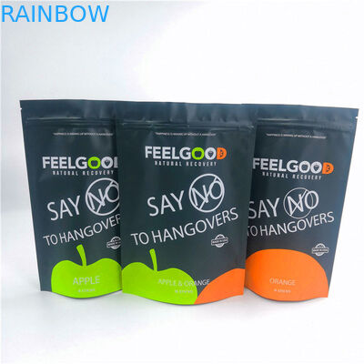 de prix usine de support poches de barrière avec des puces d'entaille de larme empaquetant des sacs de tirette