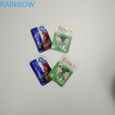 la coutume a imprimé les sacs de alimentation d'emballage alimentaire de poulet en plastique rescellable de mylar des sacs de scelleur de vide de catégorie comestible pour la vache