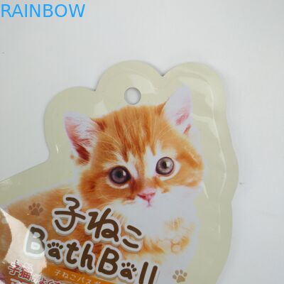 poche en plastique adaptée aux besoins du client d'emballage de casse-croûte d'aliments pour chats de sac d'emballage alimentaire d'animal familier de catégorie comestible pour le chien avec le logo adapté aux besoins du client