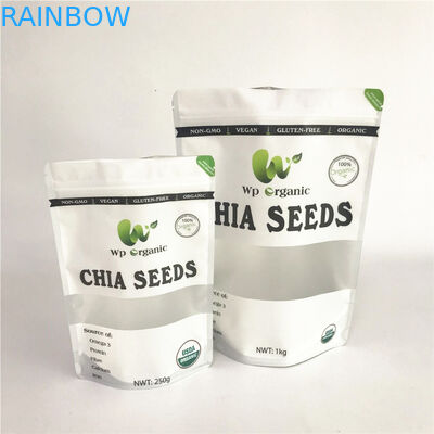 Digital imprimant Noni Bags Customized Bags avec la serrure Mylar de fermeture éclair de fenêtre met en sac