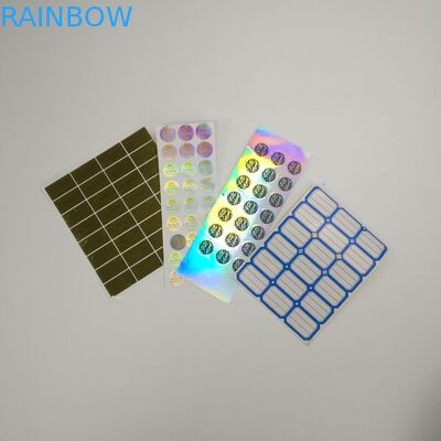 VMPET 60x60MM 20 microns de label olographe de film pour des bouteilles