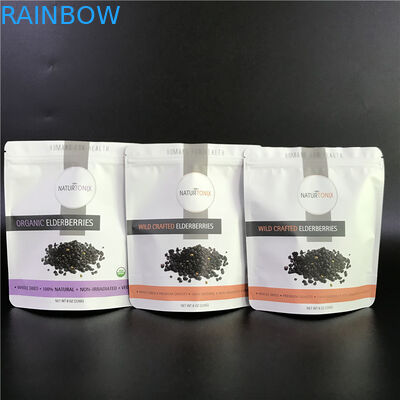 La poche de papier d'aluminium a adapté des sacs aux besoins du client avec Logo Mylar Bags imprimé avec la tirette