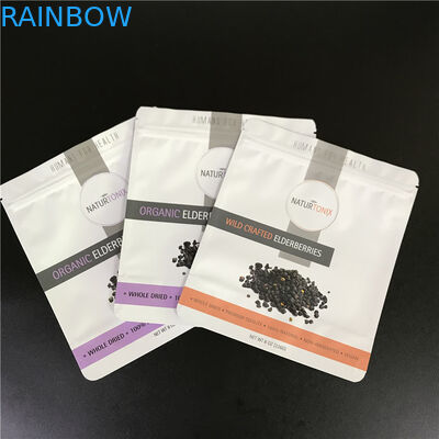 La poche de papier d'aluminium a adapté des sacs aux besoins du client avec Logo Mylar Bags imprimé avec la tirette